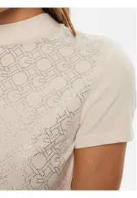 Guess T-Shirt W5RI15 J1314 Biały Regular Fit. Kolor: biały. Materiał: bawełna