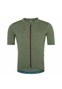 Męska koszulka rowerowa merino Kilpi PETRANA-M. Kolor: zielony #1