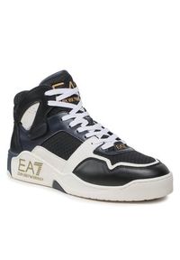 EA7 Emporio Armani Sneakersy X8Z039 XK331 S493 Czarny. Kolor: czarny. Materiał: skóra