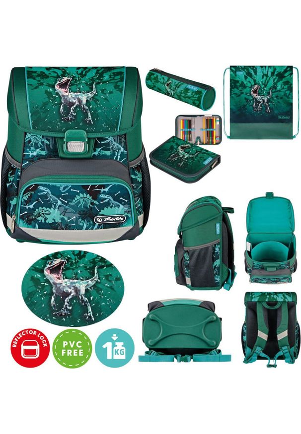 Herlitz Herlitz Schulranzen Loop Plus Green Rex