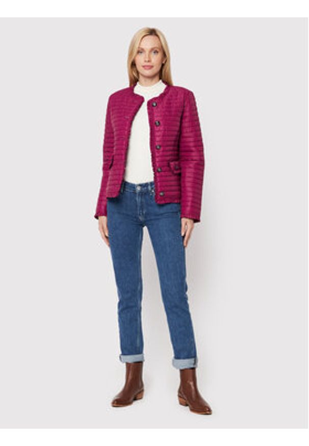 Joseph Ribkoff Kurtka przejściowa 223908 Fioletowy Regular Fit. Kolor: fioletowy. Materiał: syntetyk