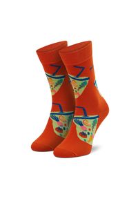 Happy-Socks - Skarpety wysokie unisex Happy Socks. Kolor: pomarańczowy #1