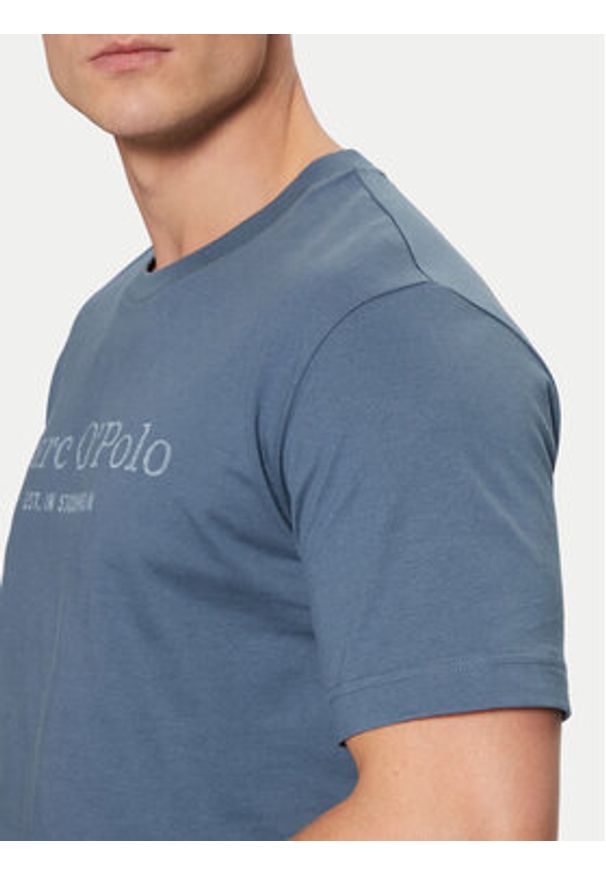 Marc O'Polo T-Shirt 520 2012 51052 Niebieski Regular Fit. Typ kołnierza: polo. Kolor: niebieski. Materiał: bawełna