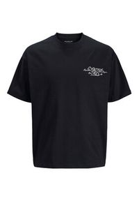 Jack & Jones T-Shirt Dust 12292982 Czarny Loose Fit. Kolor: czarny. Materiał: bawełna #6