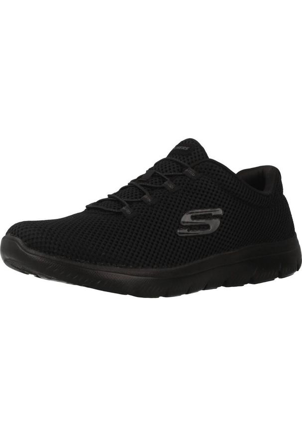 skechers - Tenisówki Skechers Model 12985s Kolor Czarny. Kolor: czarny. Materiał: materiał, syntetyk, tkanina. Model: Skechers Sport. Sport: turystyka piesza