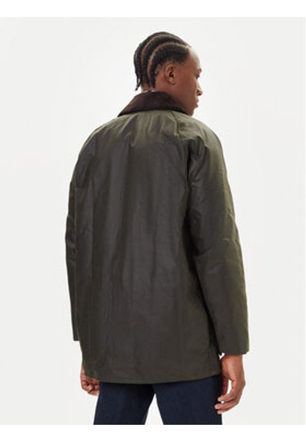 Barbour Kurtka przejściowa MWX0017OL99 Zielony Regular Fit. Kolor: zielony. Materiał: bawełna