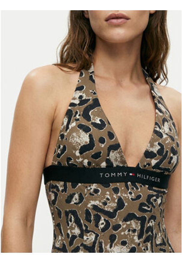 TOMMY HILFIGER - Tommy Hilfiger Strój kąpielowy UW0UW06372 Beżowy. Kolor: beżowy. Materiał: syntetyk