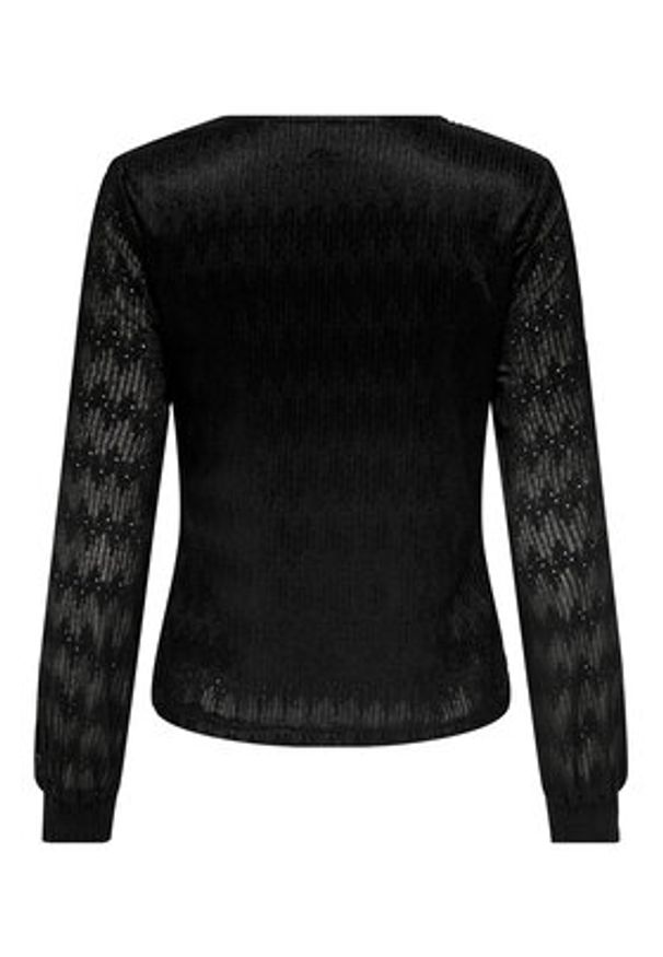 only - ONLY Bluzka 15310223 Czarny Regular Fit. Kolor: czarny. Materiał: syntetyk