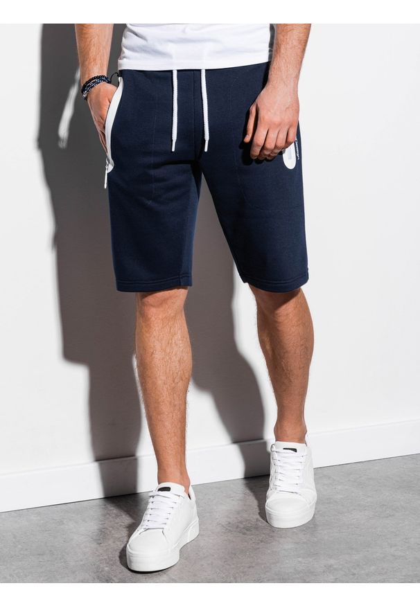 Niebieskie szorty Ombre Clothing krótkie