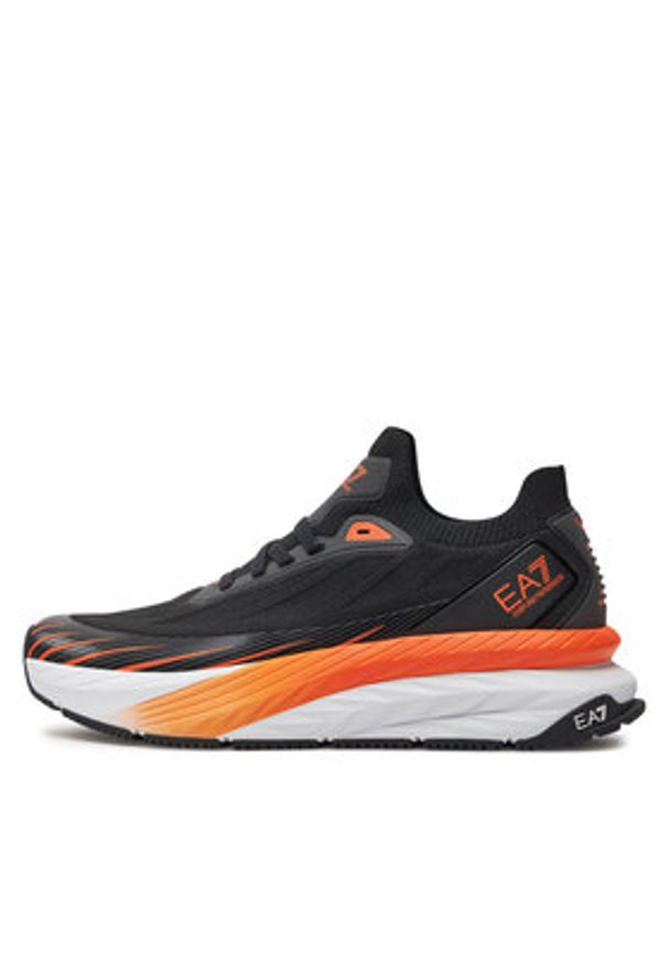 EA7 Emporio Armani Sneakersy X8X176 XK377 T669 Czarny. Kolor: czarny. Materiał: materiał