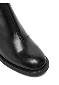 Hugo - HUGO Botki Nalie 50552697 Czarny. Kolor: czarny. Materiał: skóra #4