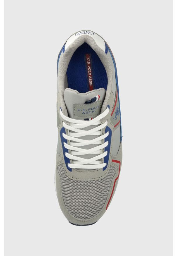 U.S. Polo Assn. sneakersy kolor szary. Nosek buta: okrągły. Zapięcie: sznurówki. Kolor: szary