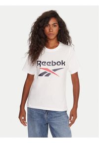 Reebok T-Shirt RK25173CCW Biały Regular Fit. Kolor: biały. Materiał: bawełna