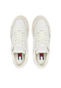 Tommy Jeans Sneakersy Tjw Retro Basket Flatform EN0EN02840 Écru. Materiał: skóra #5