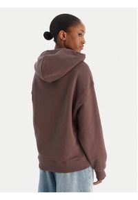 Tommy Jeans Bluza Badge DW0DW19414 Brązowy Boxy Fit. Kolor: brązowy. Materiał: bawełna #5