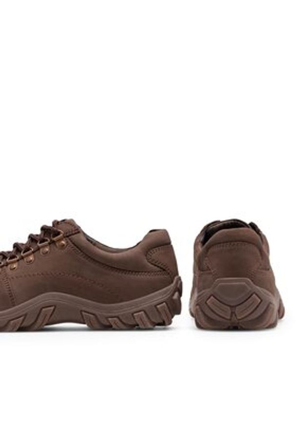 Lasocki Sneakersy MESSI-03 MI25 Brązowy. Kolor: brązowy. Materiał: skóra