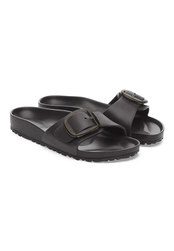 Birkenstock - Klapki damskie BIRKENSTOCK Madrid Big Buckle EVA Black. Okazja: na co dzień, na plażę. Kolor: czarny. Sezon: lato. Styl: elegancki, casual
