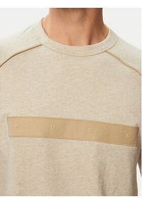 Hugo - HUGO T-Shirt 50563112 Beżowy Regular Fit. Kolor: beżowy. Materiał: bawełna #4