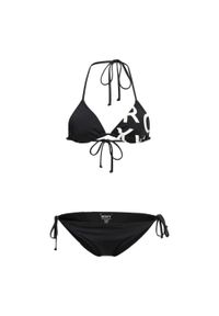 Roxy - Zestaw trójkątny bikini dla Kobiety BEACH CLASSICS TIE SIDE Czarny. Kolor: szary. Materiał: nylon, elastan, materiał