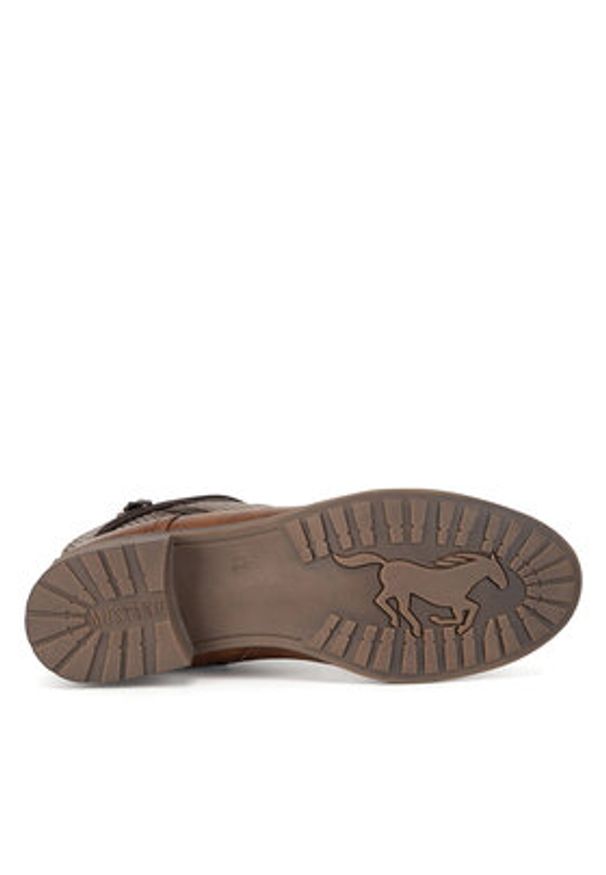 Mustang Trzewiki 1229-510 Brązowy. Kolor: brązowy. Materiał: materiał