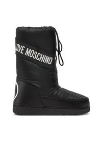 Love Moschino - Śniegowce LOVE MOSCHINO. Kolor: czarny