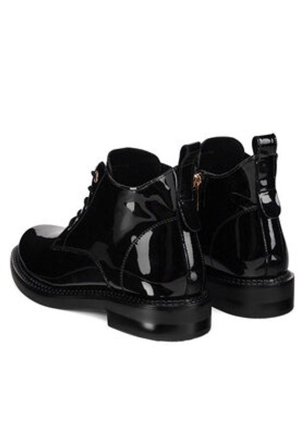 Sergio Bardi Trzewiki WI16-E1041-02SB Czarny. Kolor: czarny. Materiał: lakier, skóra