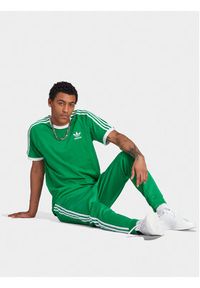 Adidas - adidas T-Shirt adicolor Classics 3-Stripes IM0410 Zielony Slim Fit. Kolor: zielony. Materiał: bawełna