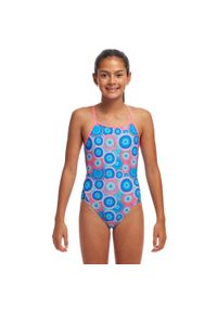 FUNKITA - Strój pływacki jednoczęściowy dziecięcy Funkita Diamond Back One Piece. Kolor: niebieski, różowy, wielokolorowy
