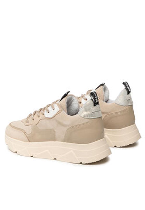 Steve Madden Sneakersy Pitty SM11001024-03002-100 Beżowy. Kolor: beżowy. Materiał: zamsz, skóra