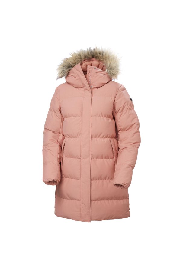 Parka damska z kapturem Helly Hansen Blossom. Typ kołnierza: kaptur. Kolor: różowy. Sezon: zima