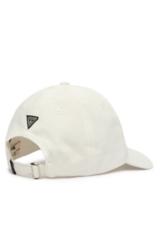 Guess Czapka z daszkiem M5RZ11 WO07T Biały. Kolor: biały. Materiał: bawełna