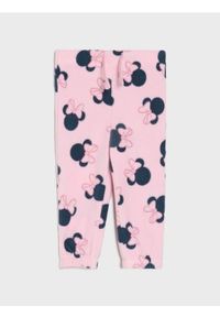Sinsay - Spodnie dresowe Minnie - różowy. Kolor: różowy. Materiał: dresówka