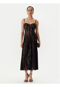 NORMA KAMALI Sukienka koktajlowa ST1253LNP40850 Czarny Slim Fit. Kolor: czarny. Materiał: syntetyk. Styl: wizytowy #3