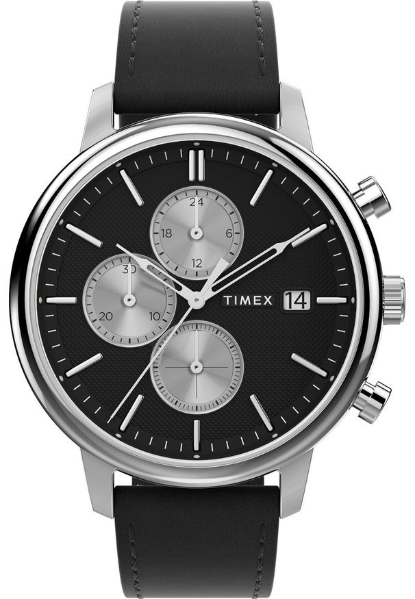 Zegarek Timex Zegarek męski Timex TW2W13100 czarny. Kolor: czarny