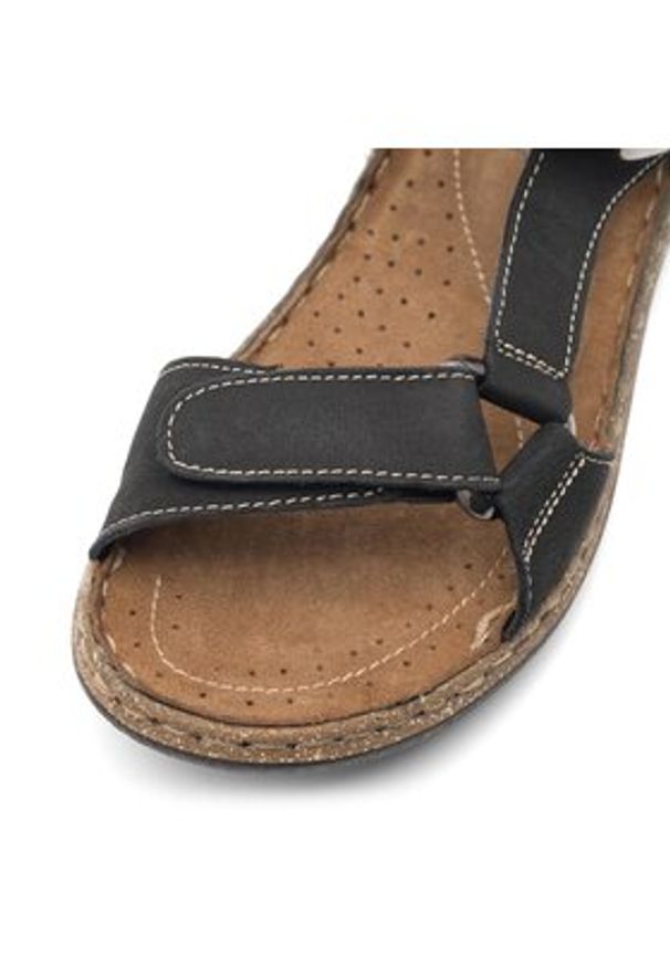 Go Soft Sandały CEO-WI23-4773-05 Czarny. Kolor: czarny. Materiał: skóra