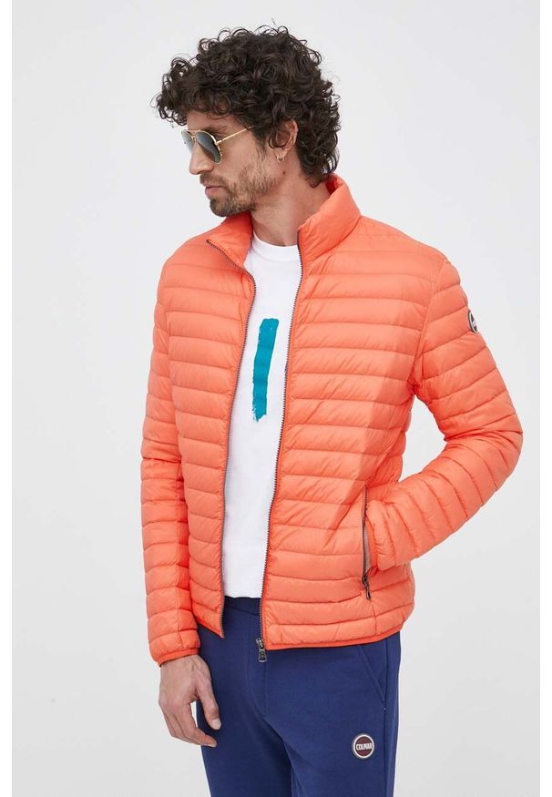 Colmar kurtka puchowa męska kolor pomarańczowy przejściowa. Okazja: na co dzień. Kolor: pomarańczowy. Materiał: puch. Styl: casual
