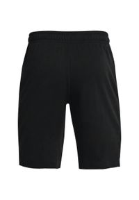 Spodnie treningowe męskie Under Armour Rival Terry Shorts. Kolor: czarny, biały, wielokolorowy. Materiał: bawełna, materiał. Sport: fitness