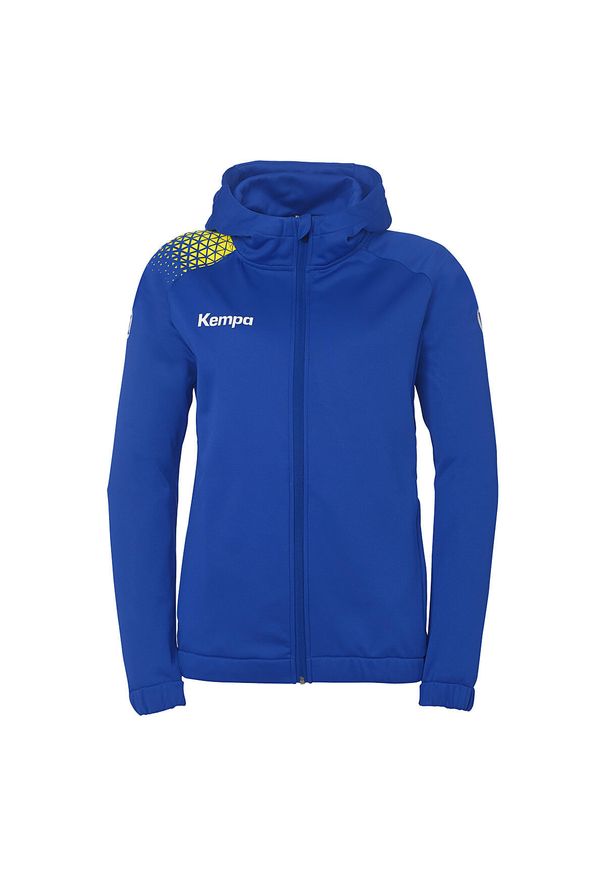 KEMPA - Bluza damska z kapturem Kempa Ambition 28. Typ kołnierza: kaptur. Kolor: niebieski, zielony, żółty, wielokolorowy. Sport: piłka ręczna