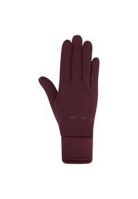 HV POLO - Damskie zimowe rękawiczki jeździeckie HV Polo. Kolor: czerwony. Sezon: zima. Sport: jeździectwo #1