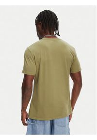 Quiksilver T-Shirt Ev Three Seas Ss EQYZT08051 Khaki Regular Fit. Kolor: brązowy. Materiał: bawełna #3