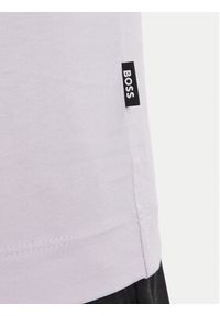 BOSS T-Shirt Thompson 01 50468347 Fioletowy jasny Regular Fit. Kolor: fioletowy. Materiał: bawełna #4