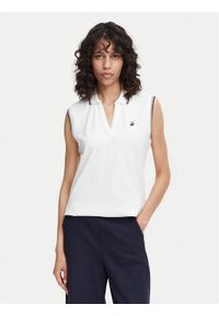 Beverly Hills Polo Club Polo P-SS26W-P0022 Biały Regular Fit. Typ kołnierza: polo. Kolor: biały. Materiał: bawełna #1
