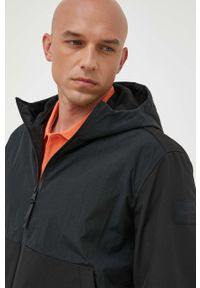 Calvin Klein kurtka męska kolor czarny przejściowa. Kolor: czarny. Materiał: polar, poliester #2