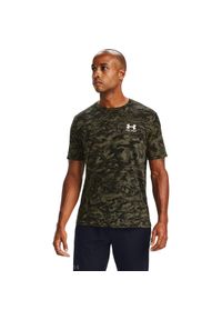 Koszulka treningowa męska Under Armour Abc Camo SS. Kolor: wielokolorowy, biały, czarny. Materiał: bawełna, materiał. Długość rękawa: krótki rękaw. Długość: krótkie. Sport: joga i pilates #1