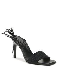 Calvin Klein Sandały Geo Stil Gladi Sandal HW0HW01467 Czarny. Kolor: czarny. Materiał: materiał #3