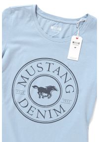 Mustang - MUSTANG T SHIRT DAMSKI Alexia C Print 1009056 5084. Wzór: nadruk #8