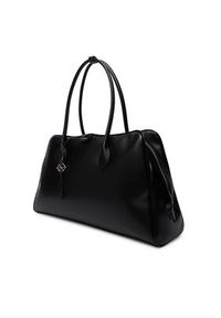 Calvin Klein Torebka Emblem Trio Large Work Bag LV04F3368G Czarny. Kolor: czarny. Materiał: skórzane #5