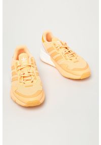 adidas Originals - Buty ZX 1K Boost. Nosek buta: okrągły. Zapięcie: sznurówki. Kolor: pomarańczowy. Materiał: guma. Model: Adidas ZX