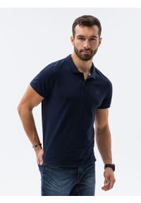 Ombre Clothing - Zestaw koszulek męskich polo z dzianiny pique 3-pak - mix V24 Z28 - XXL. Okazja: na co dzień. Typ kołnierza: polo. Kolor: niebieski. Materiał: dzianina. Wzór: haft, aplikacja. Sezon: lato, wiosna. Styl: sportowy, casual, wizytowy, klasyczny #4