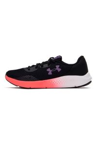 Buty do chodzenia damskie Under Armour W Charged Pursuit 3. Zapięcie: sznurówki. Kolor: czarny, wielokolorowy. Materiał: syntetyk, materiał. Szerokość cholewki: normalna. Sport: turystyka piesza